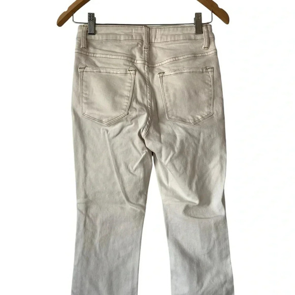 Flying Monkey White Distressed Jeans w/ Tan Stitching - Picture 9 of 16